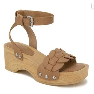 NIB NWT Splendid BARIE PLATFORM SANDALS Size 9 M SUNTAN Y2K BOHO 70s RETRO